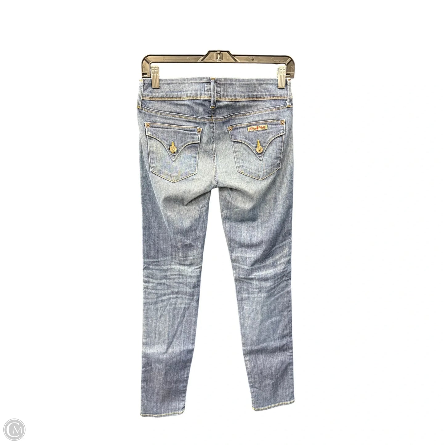 Jeans Skinny By Hudson In Blue Denim, Size: 4