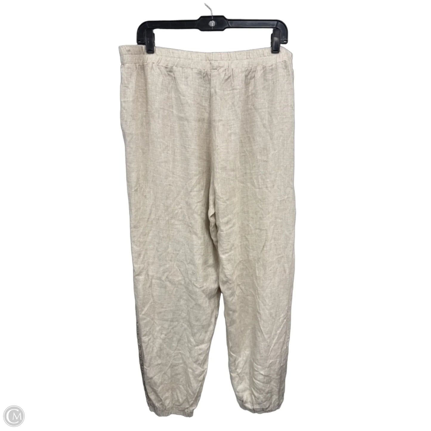 Pants Linen By Umgee In Beige, Size: 1x