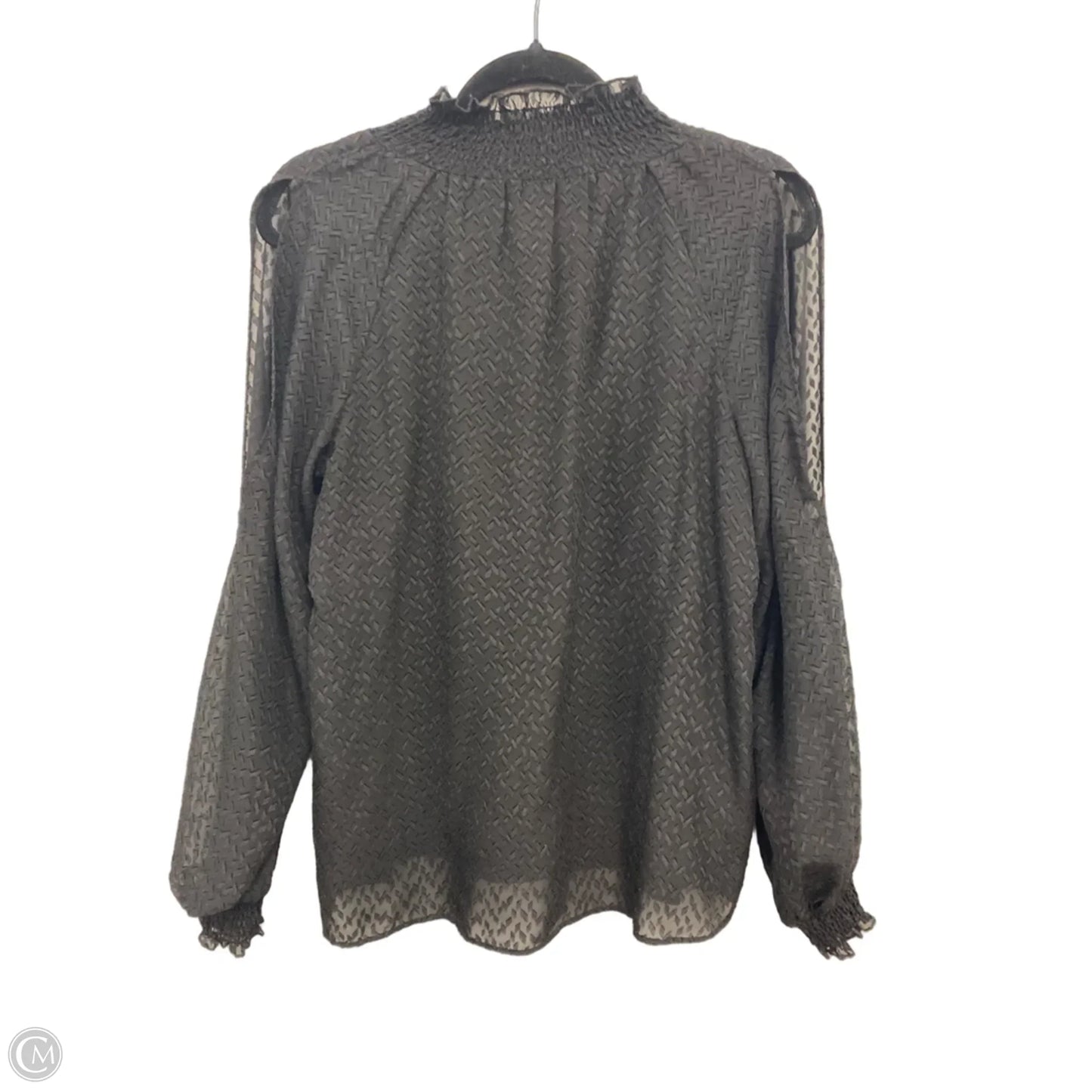 Top Long Sleeve By Rose And Olive In Black, Size: S