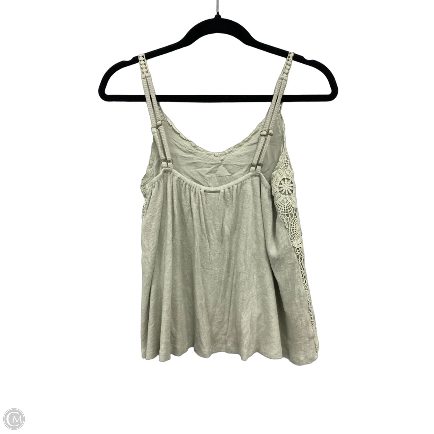 Top Sleeveless By Daytrip In Green, Size: S