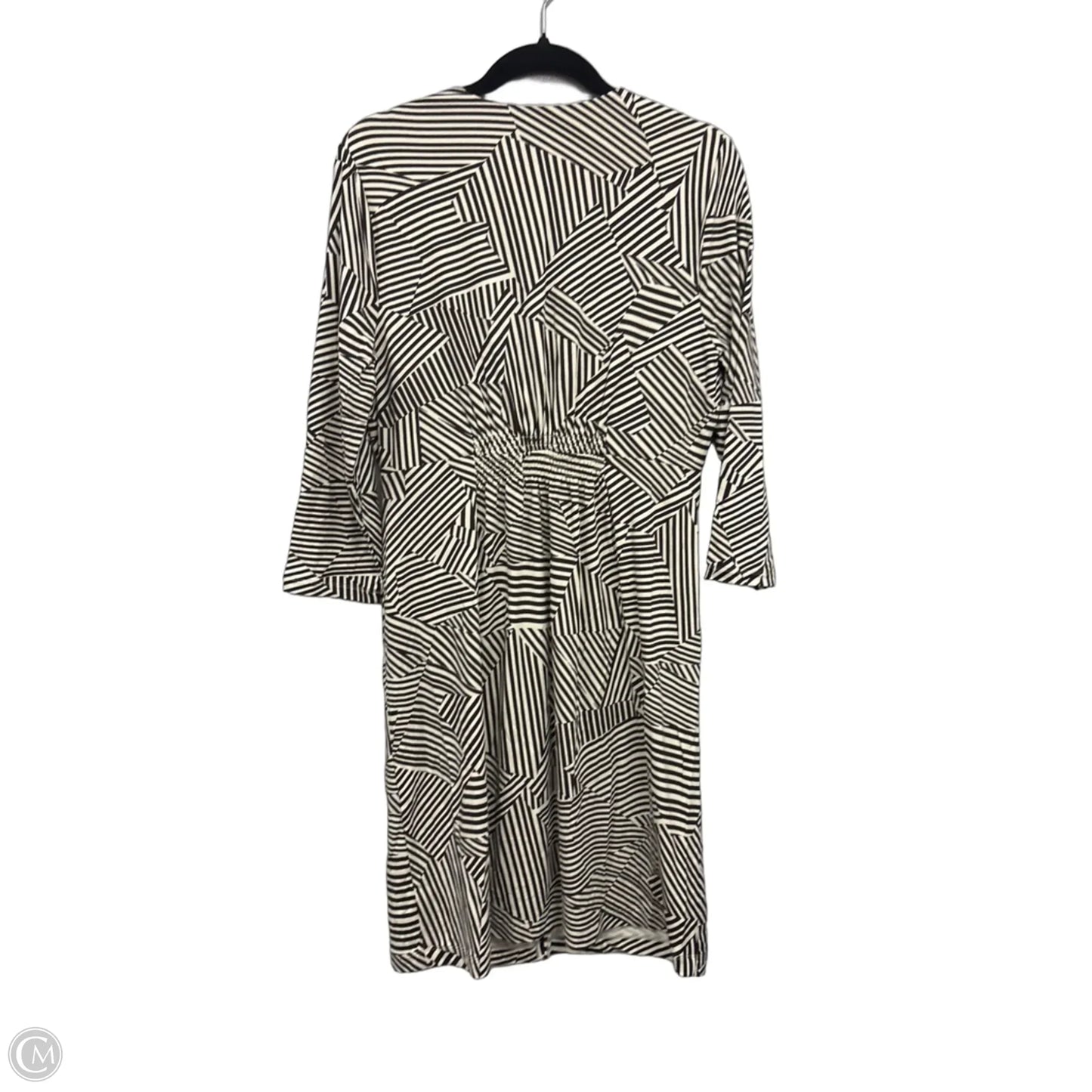Dress Casual Midi By Cabi In Brown & Cream, Size: M