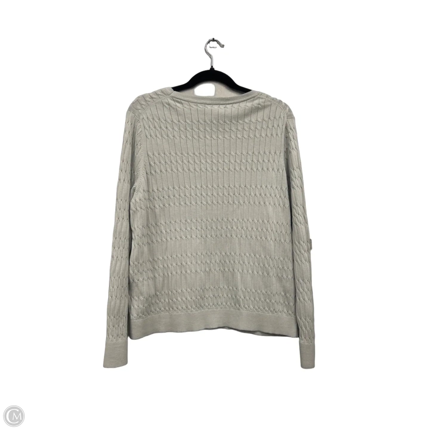 Sweater By Tommy Hilfiger In Grey, Size: Xl