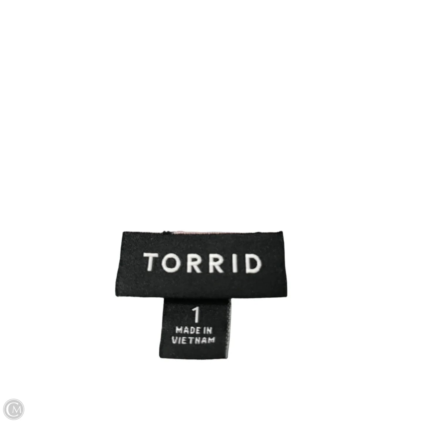 Dress Casual Short By Torrid In Green & White, Size: 1x