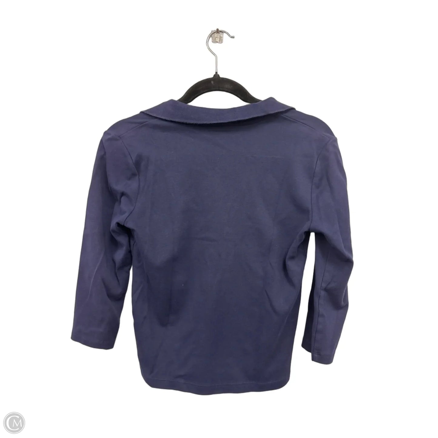 Top 3/4 Sleeve By Lauren By Ralph Lauren In Blue, Size: S