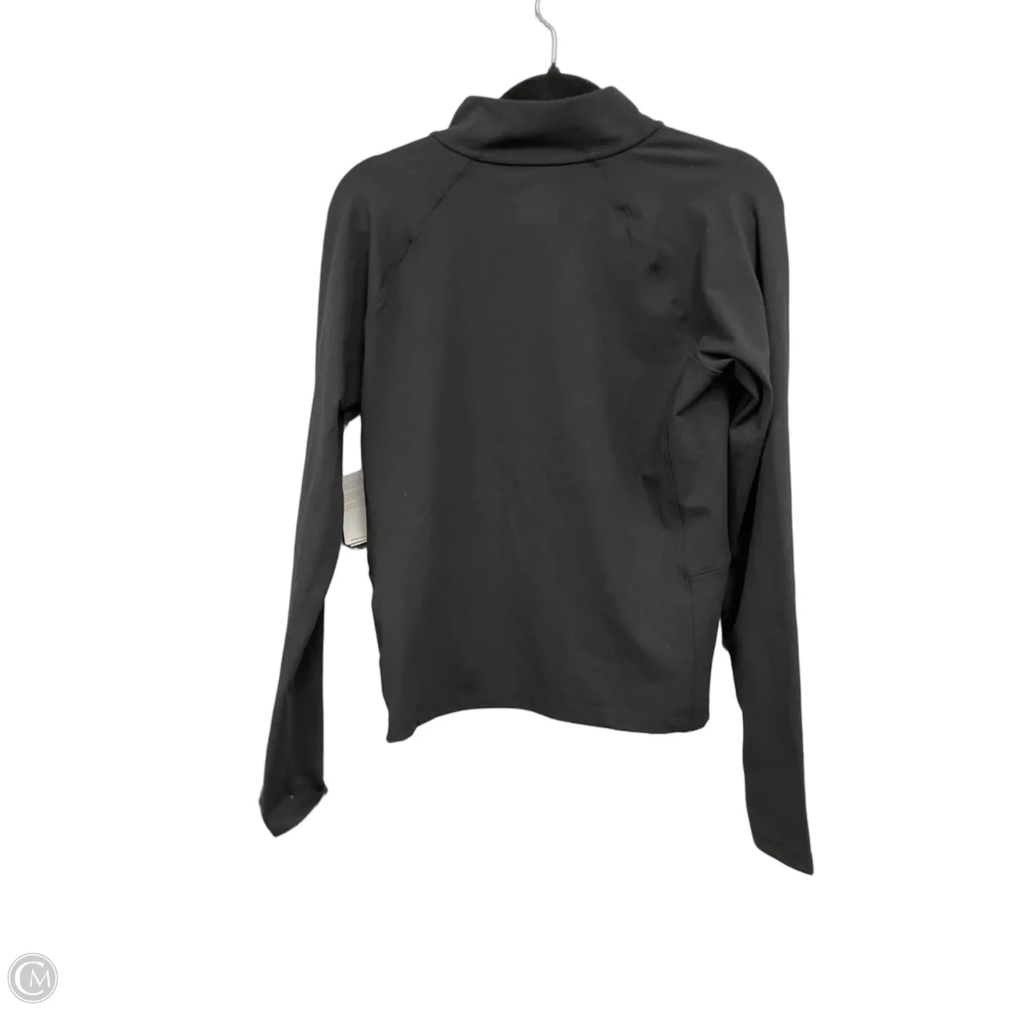 Athletic Jacket By Reebok In Black, Size: L