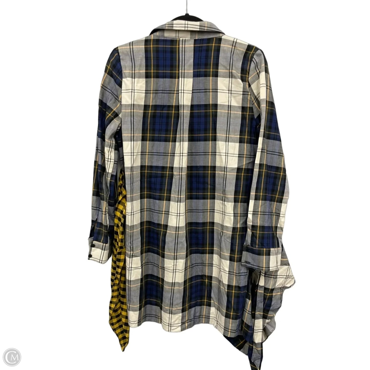 Dress Casual Short By Zara In Plaid Pattern, Size: M