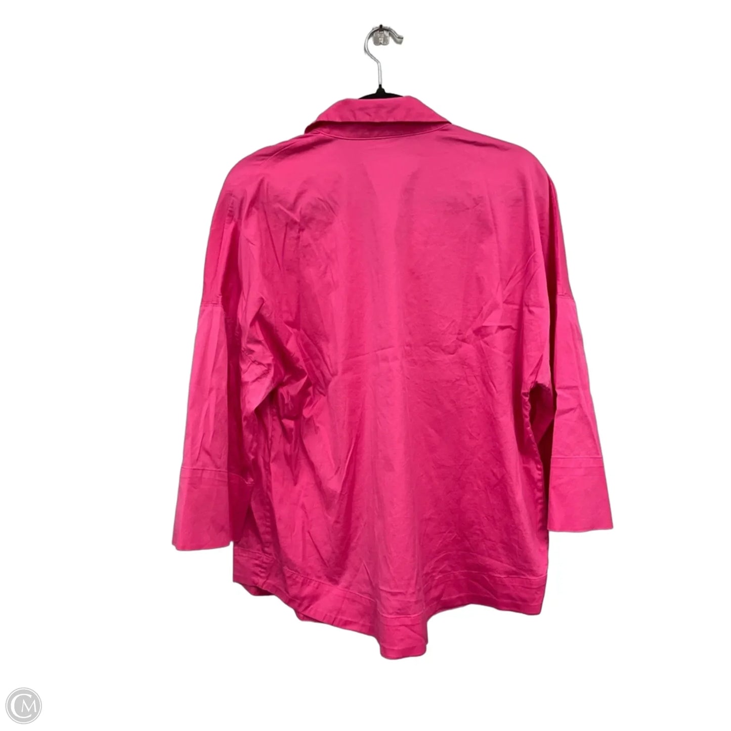 Top 2pc 3/4 Sleeve By Chicos In Pink, Size: 2