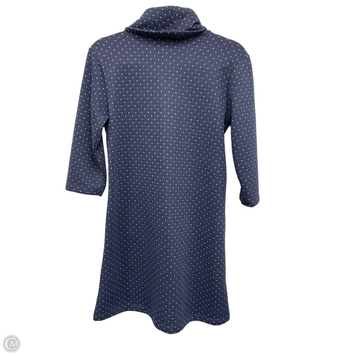 Dress Casual Short By Clothes Mentor In Blue & White, Size: M