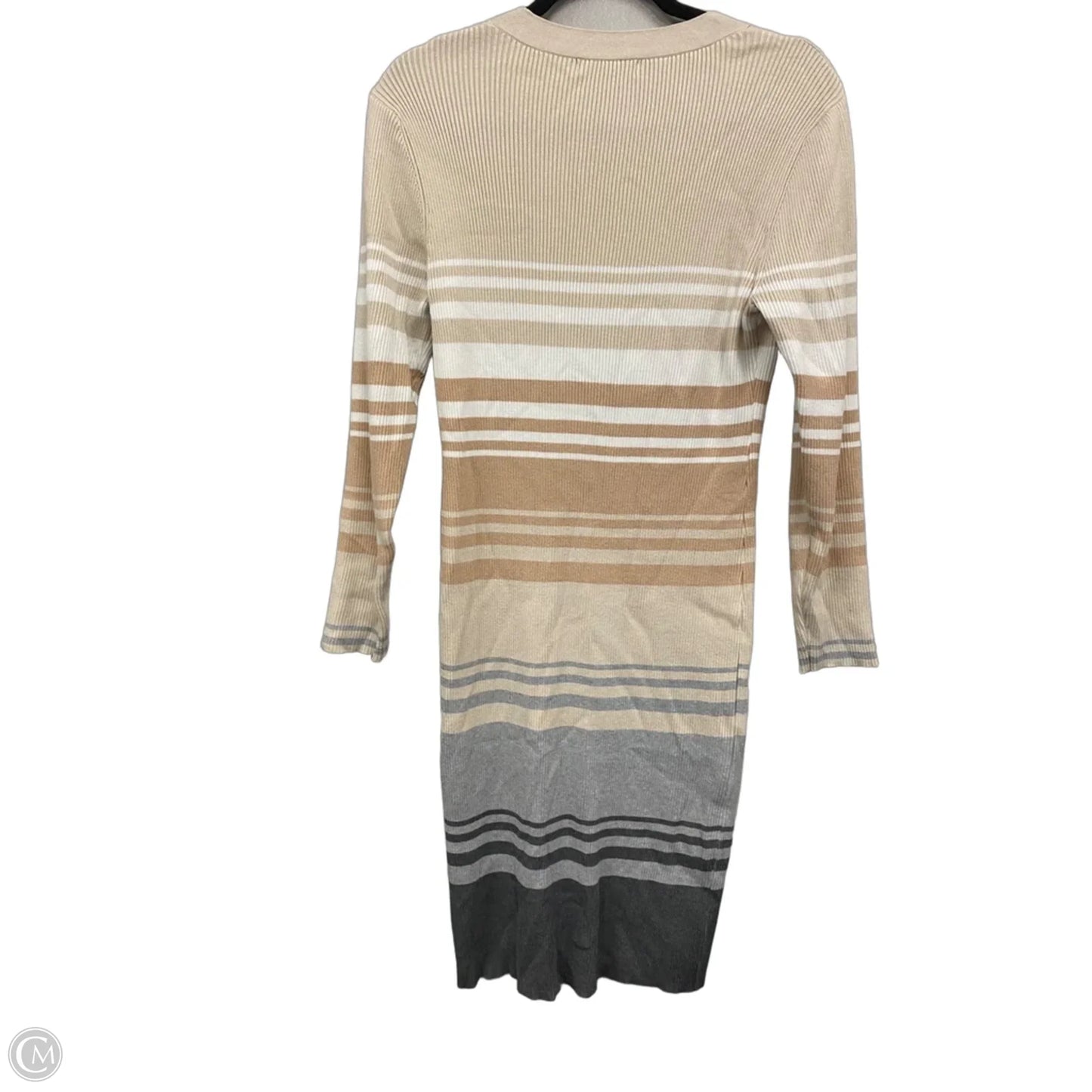 Dress Sweater By Absolutely Famous In Blue & Brown, Size: Xl