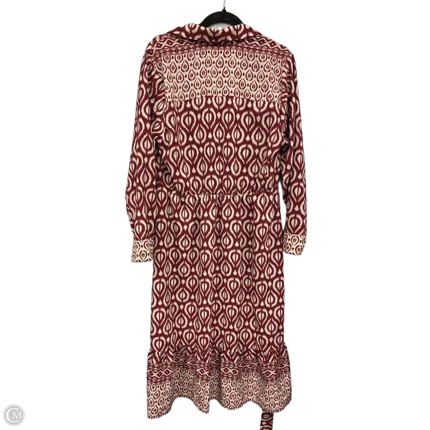Dress Casual Maxi By Emma And Michele In Red & White, Size: 1x