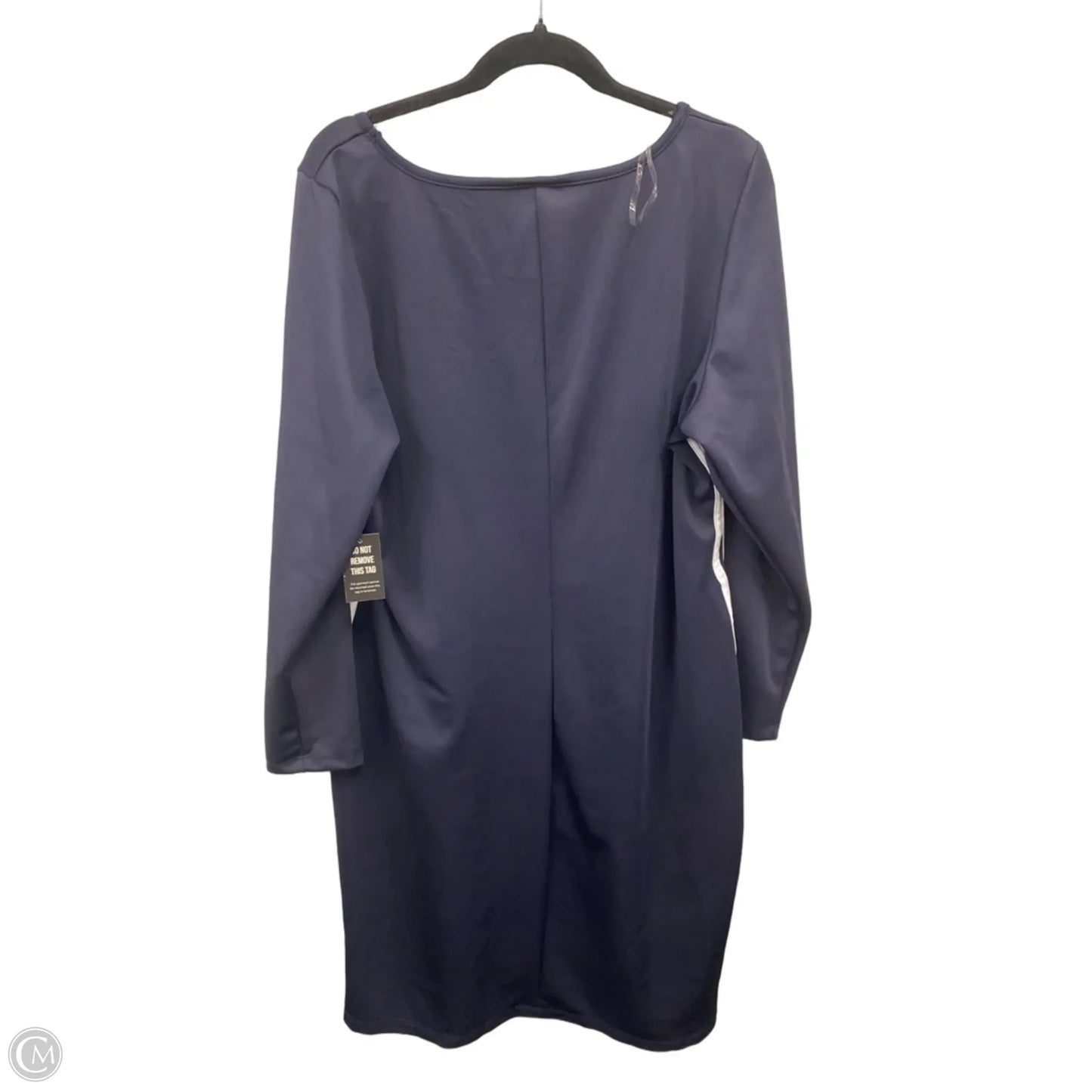 Dress Casual Midi By Ashley Stewart In Navy, Size: 18