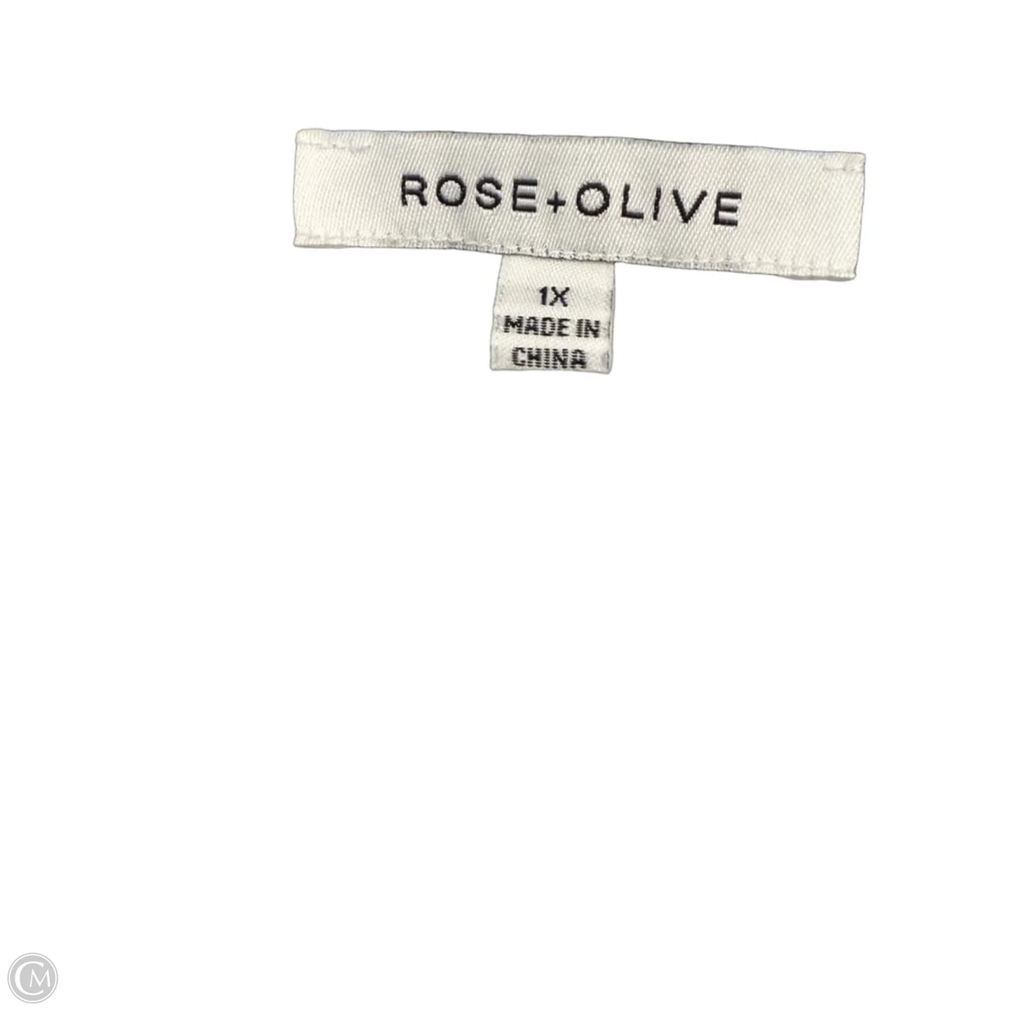 Dress Casual Short By Rose And Olive In Blue & White, Size: 1x