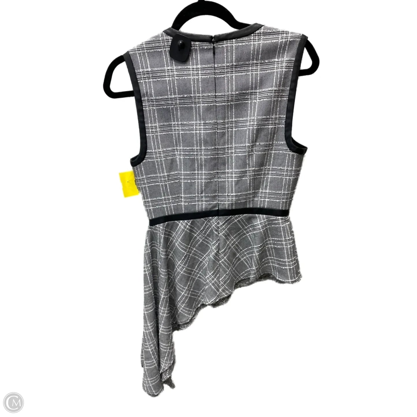 Tunic Sleeveless By Bcbgmaxazria In Black & White, Size: S