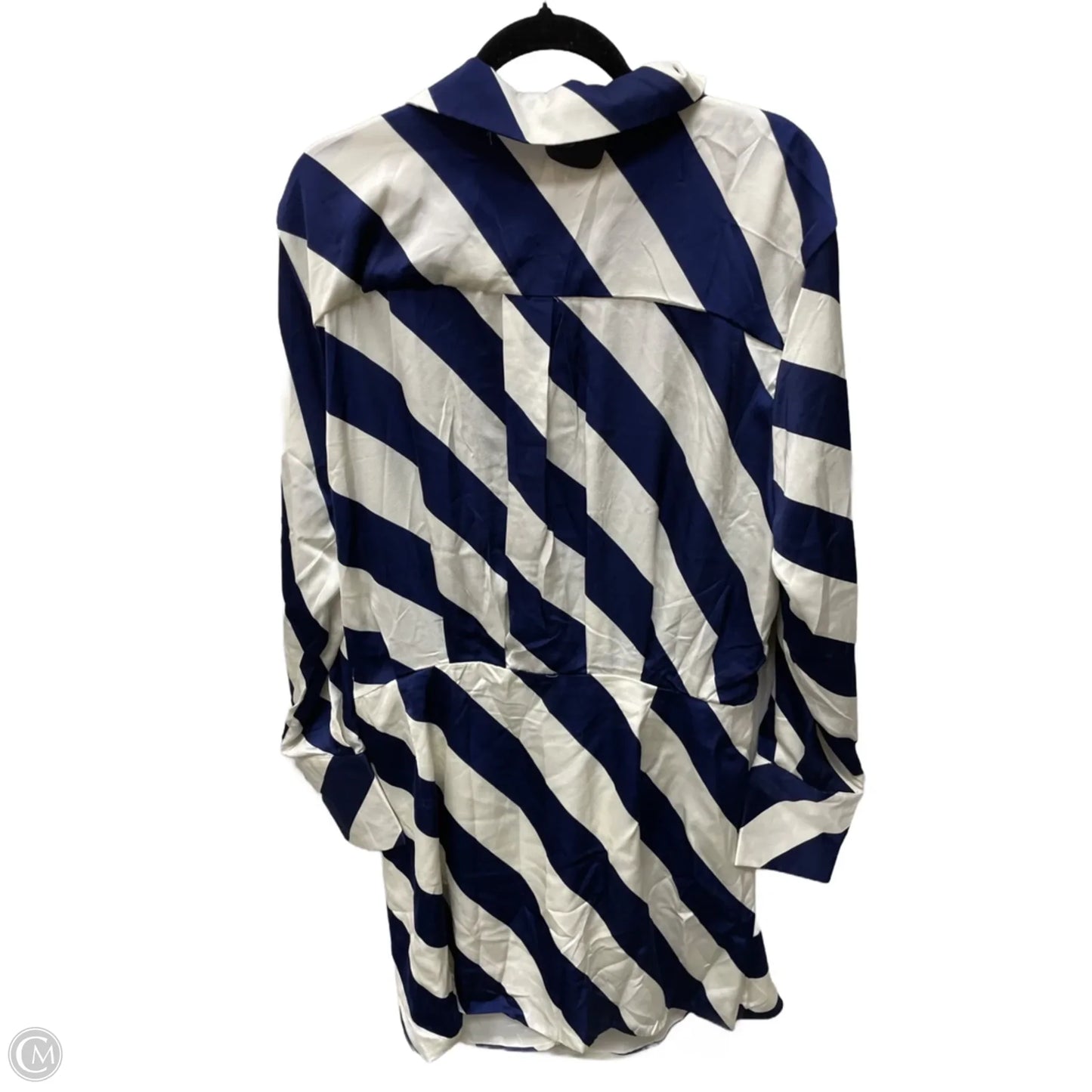 Dress Party Short By Fashion Nova In Blue & Cream, Size: 3x