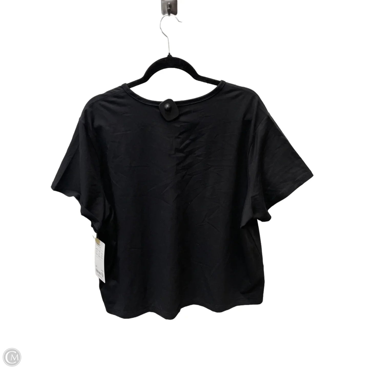 Athletic Top Short Sleeve By Athleta In Black, Size: 1x