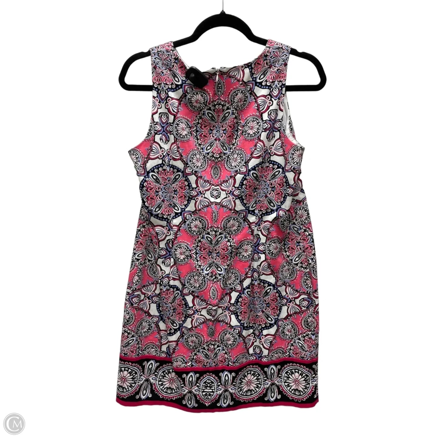 Dress Casual Short By London Times In Geometric Pattern, Size: M