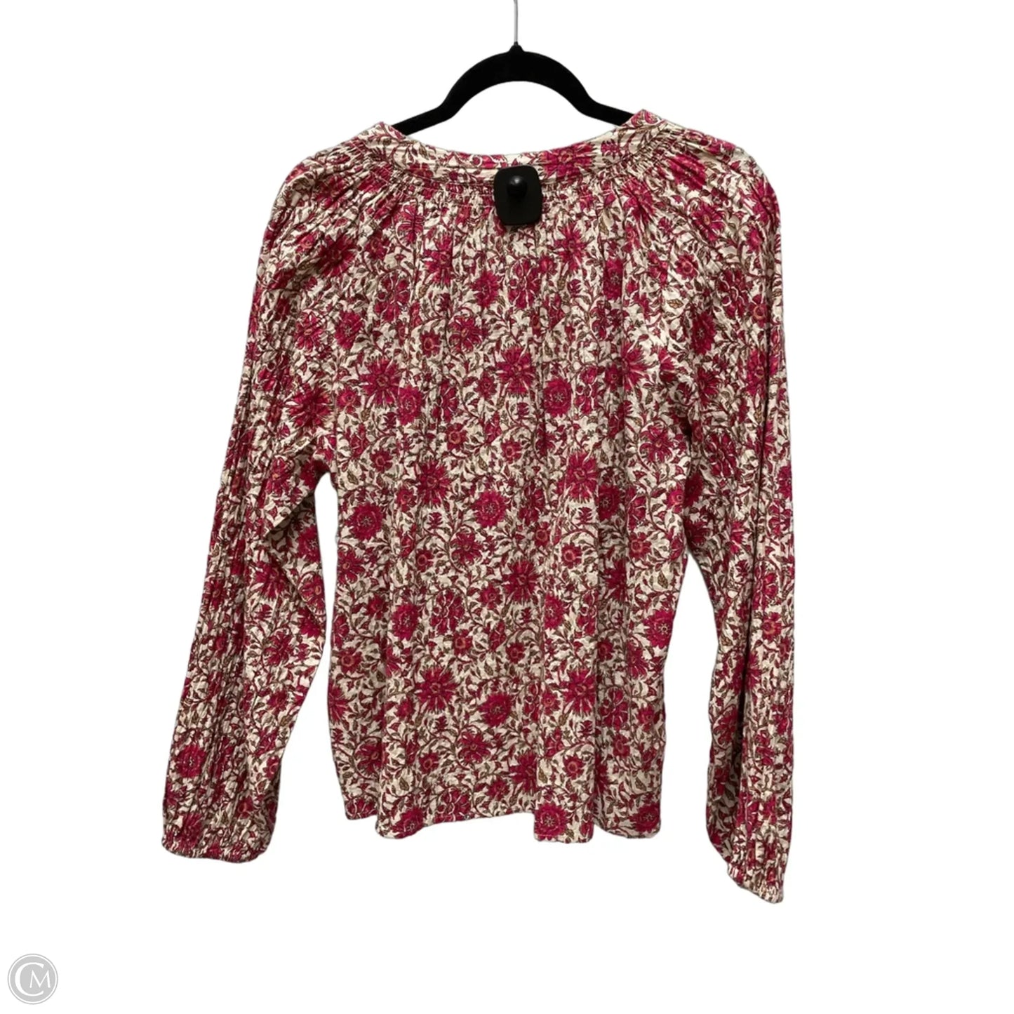 Top Long Sleeve By Primark In Floral Print, Size: Xs