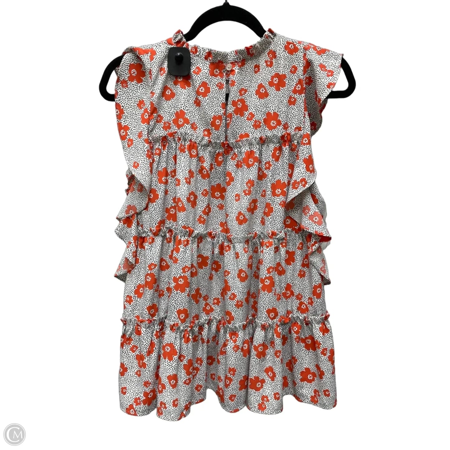 Blouse Short Sleeve By Entro In Floral Print, Size: M