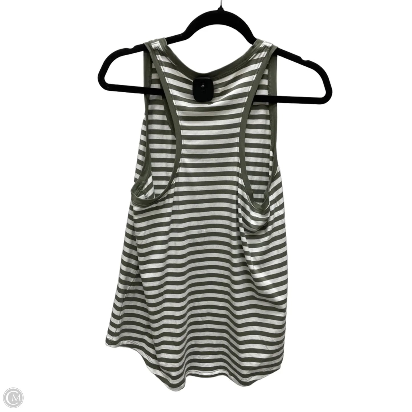Athletic Tank Top By Lululemon In Striped Pattern, Size: M