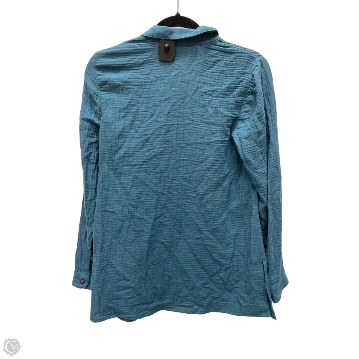 Top Long Sleeve By J. Jill In Teal, Size: Xs