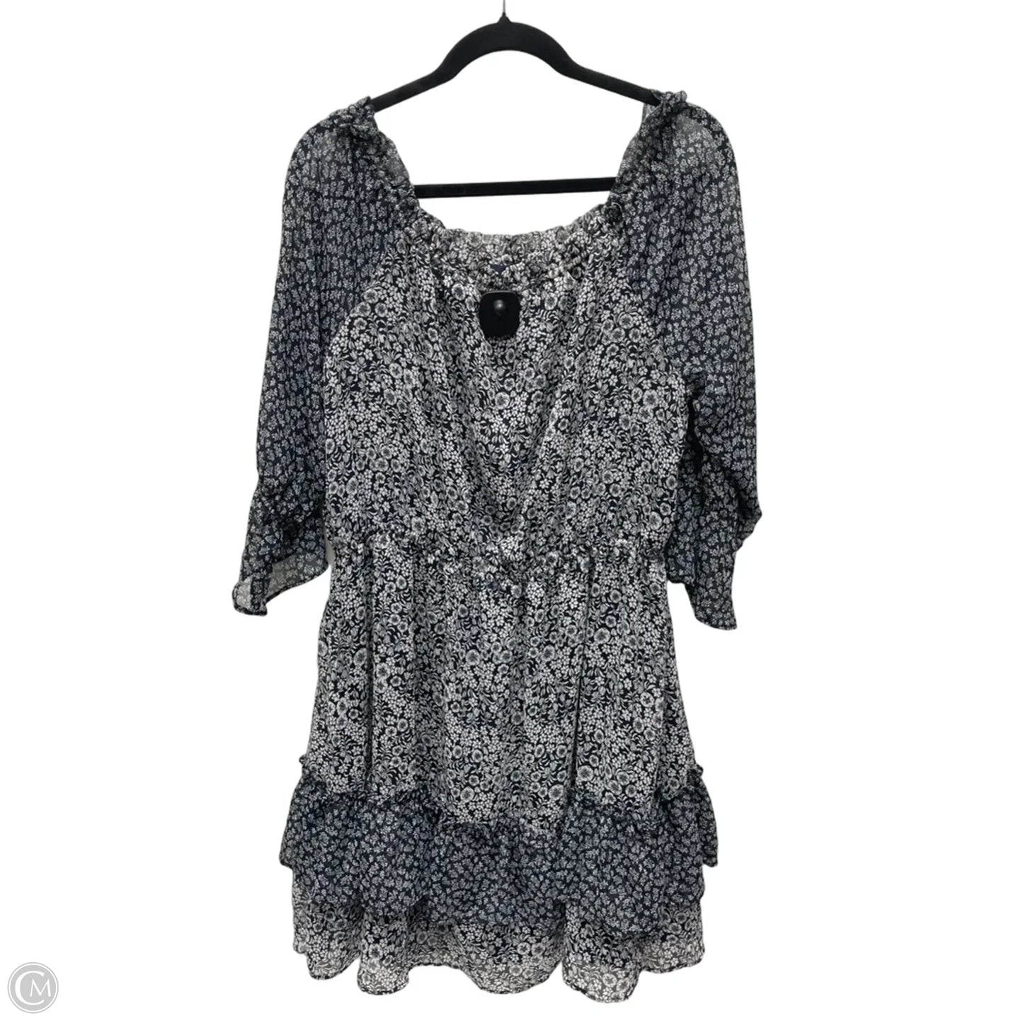Dress Casual Short By Loft In Floral Print, Size: Xl