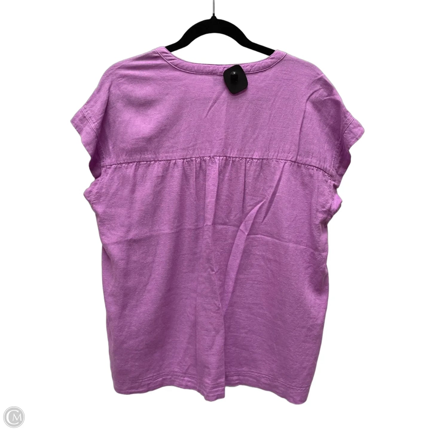 Top Short Sleeve By Splendid In Purple, Size: L