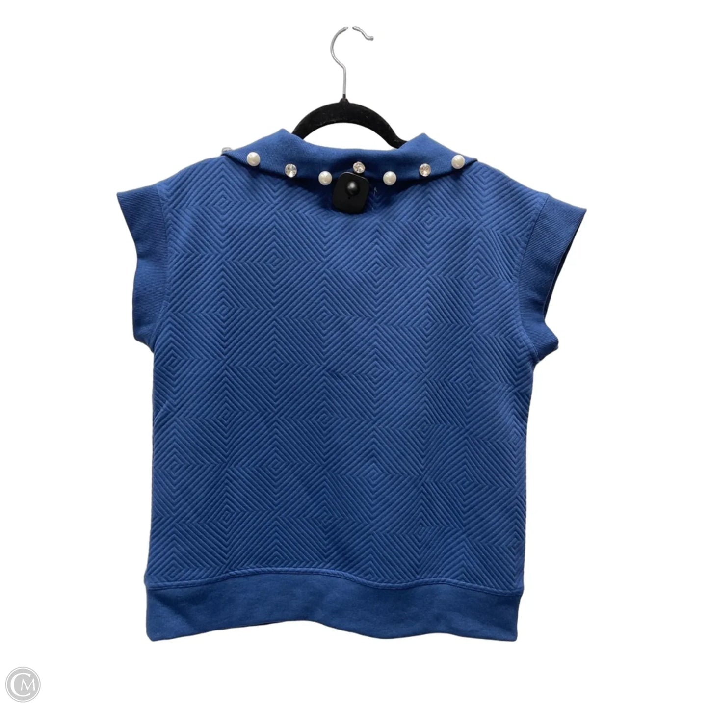 Top Short Sleeve By Simply Southern In Blue, Size: S