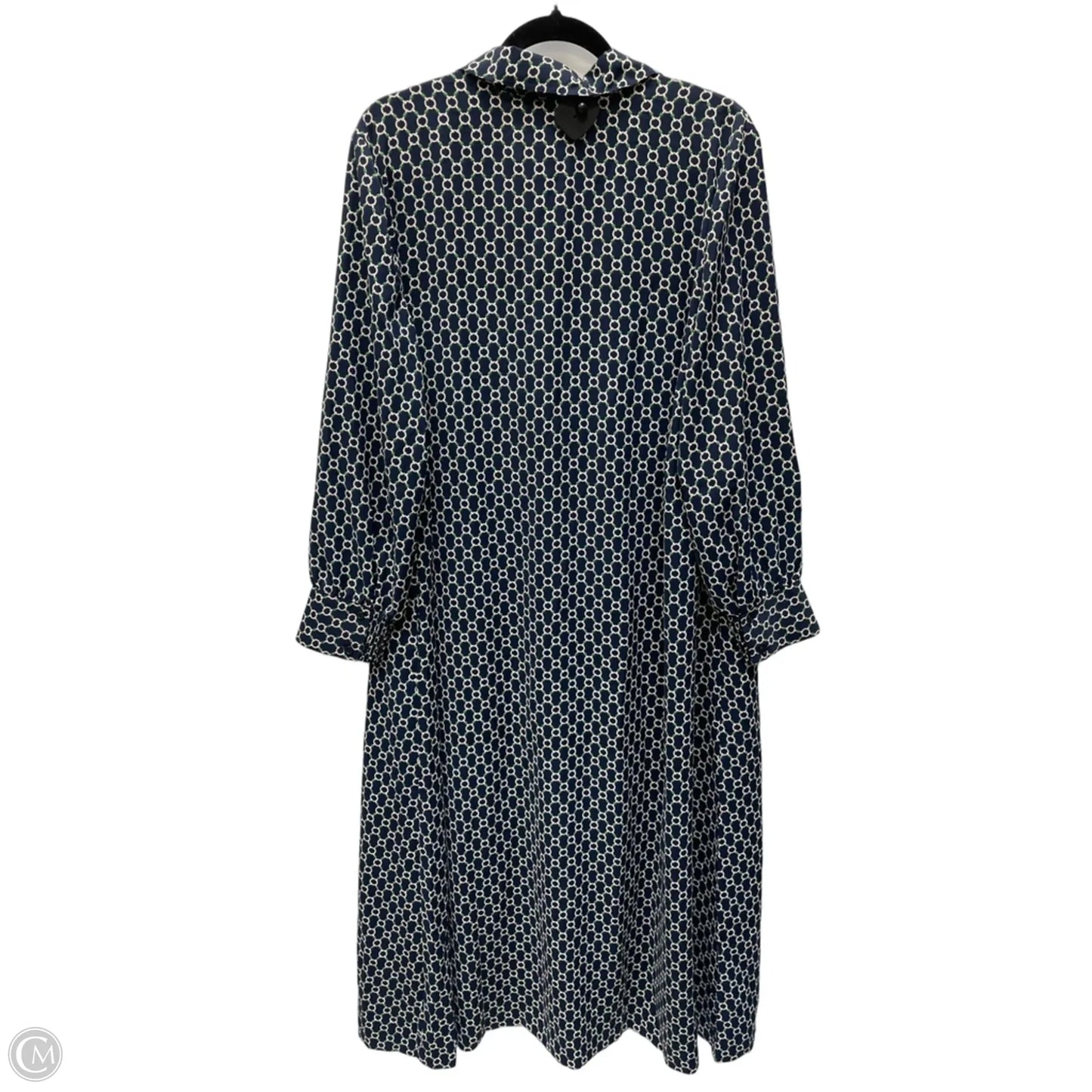 Dress Casual Midi By Chicos In Navy, Size: Xl