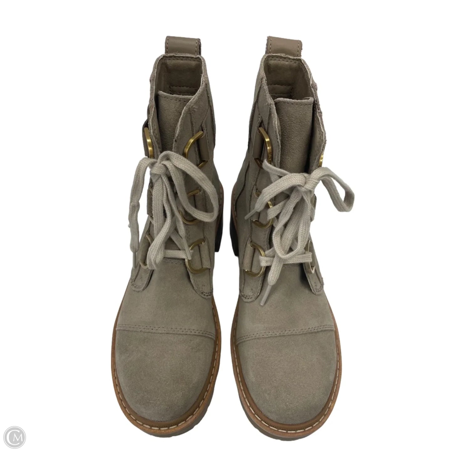 Boots Ankle Heels By Sorel In Tan, Size: 6