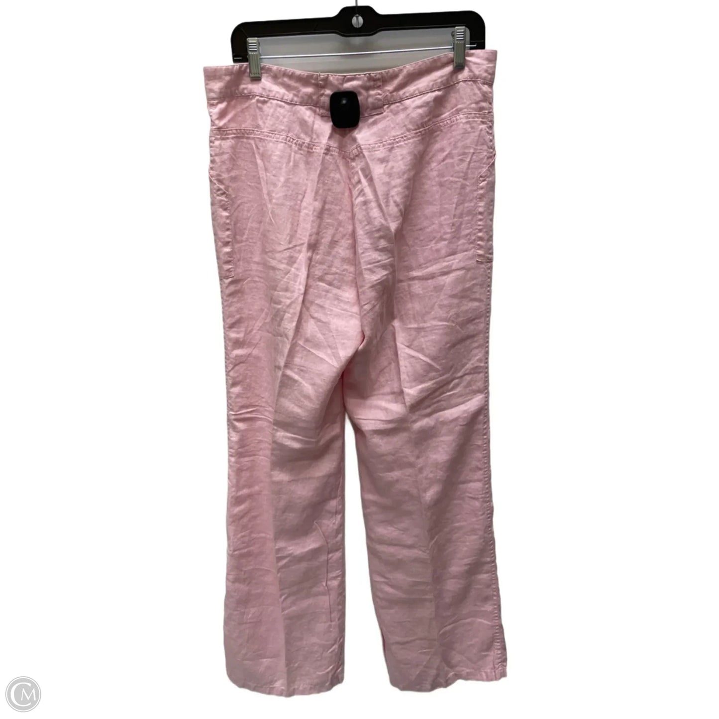 Pants Linen By Moda Intl In Pink, Size: 10