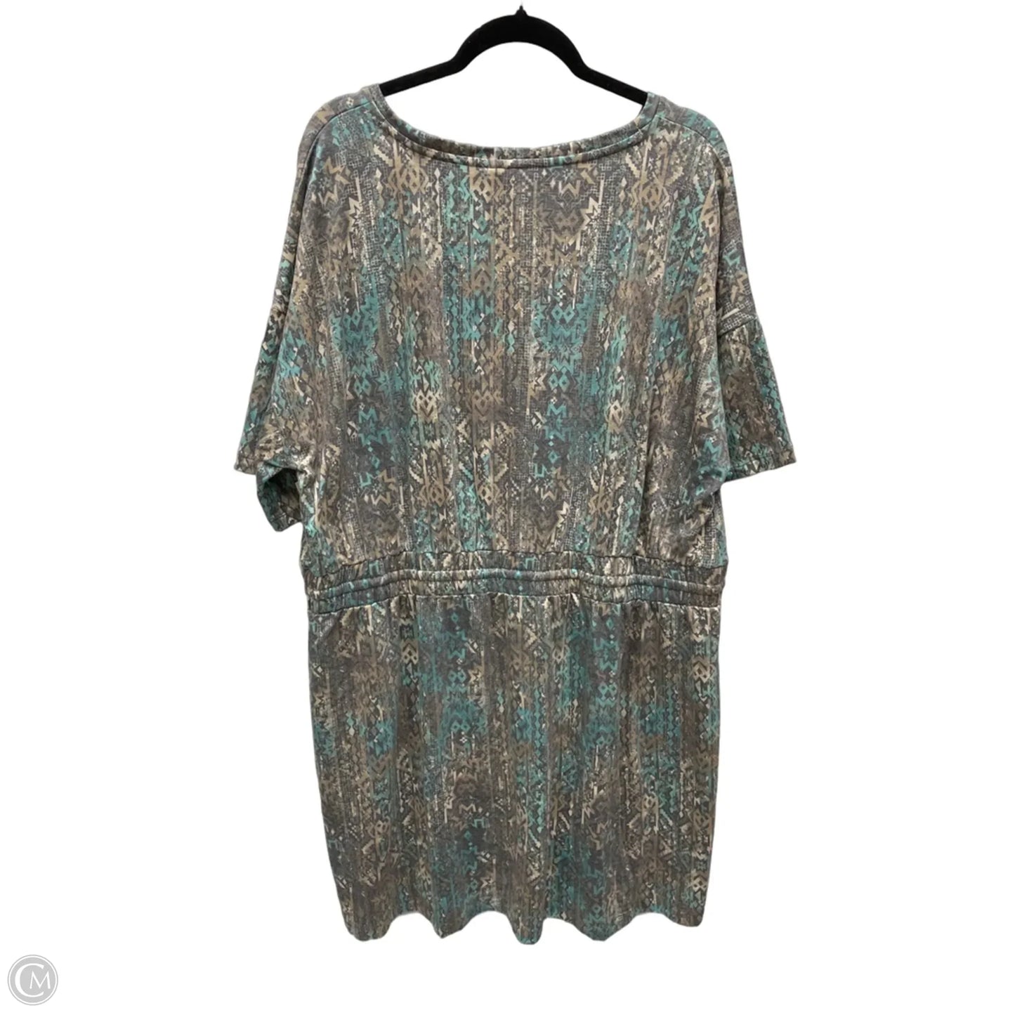 Dress Casual Short By Cato In Geometric Pattern, Size: 3x