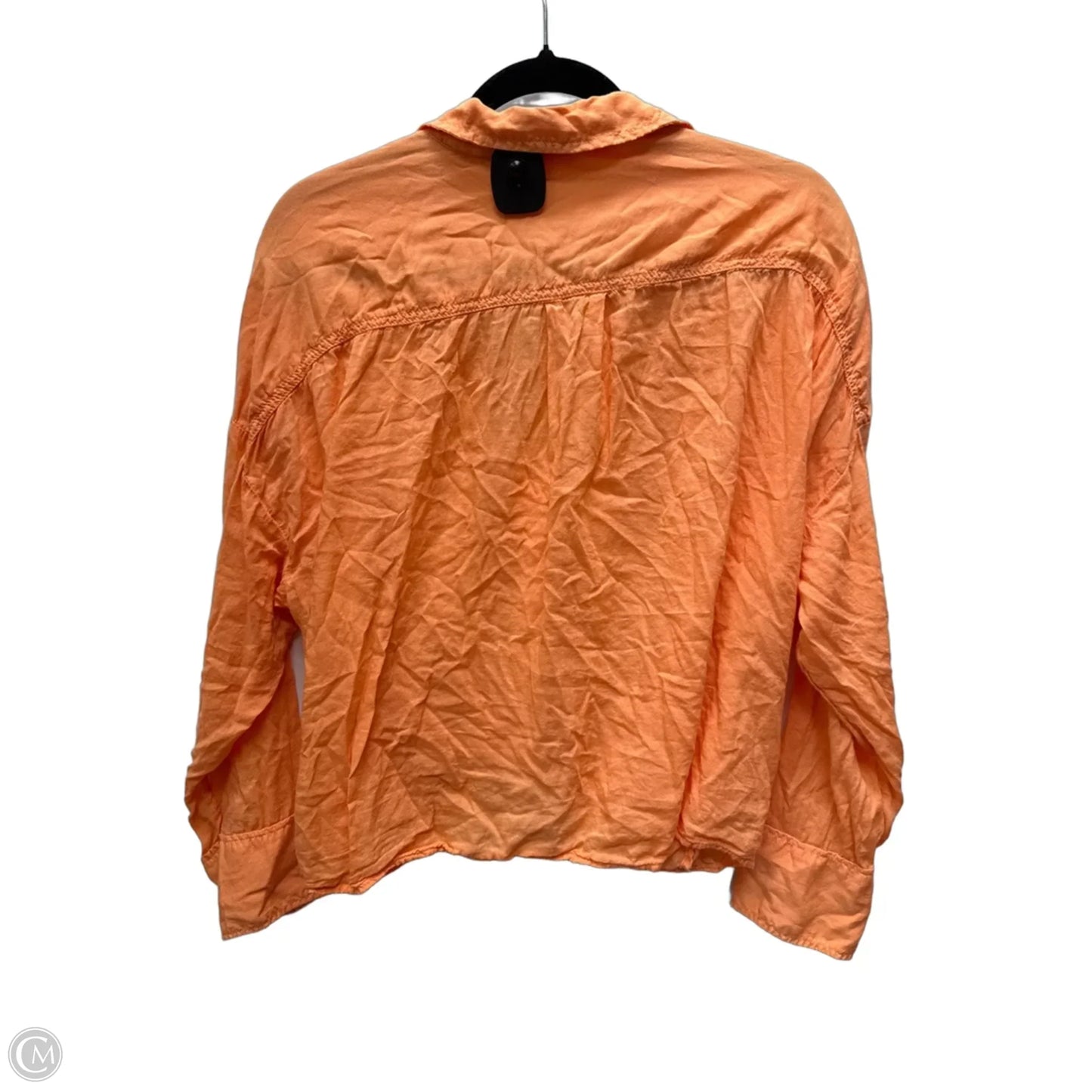 Top Long Sleeve By Pilcro In Orange, Size: M