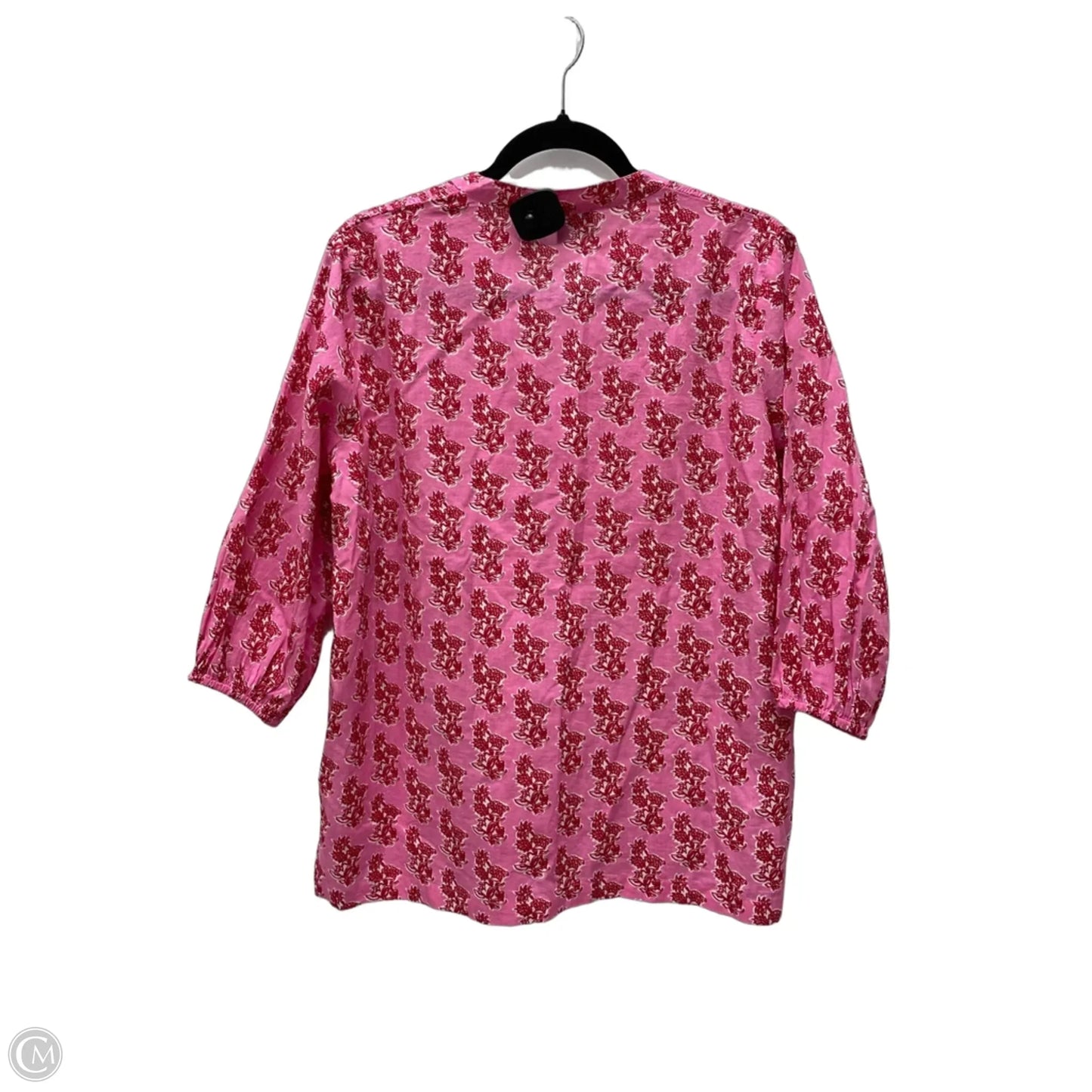 Blouse Long Sleeve By Ros Garden In Floral Print, Size: M
