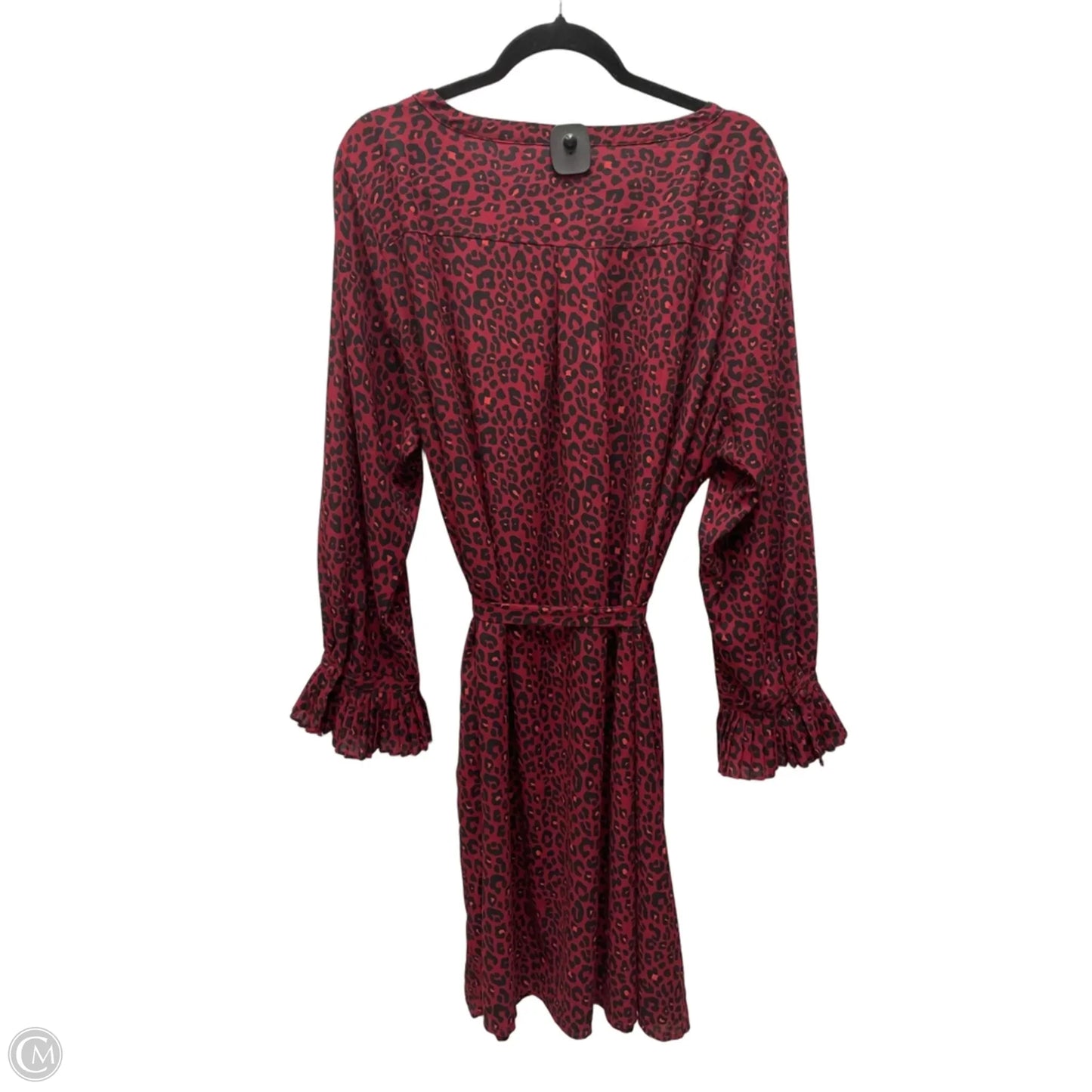 Dress Casual Midi By Loft In Animal Print, Size: 3x