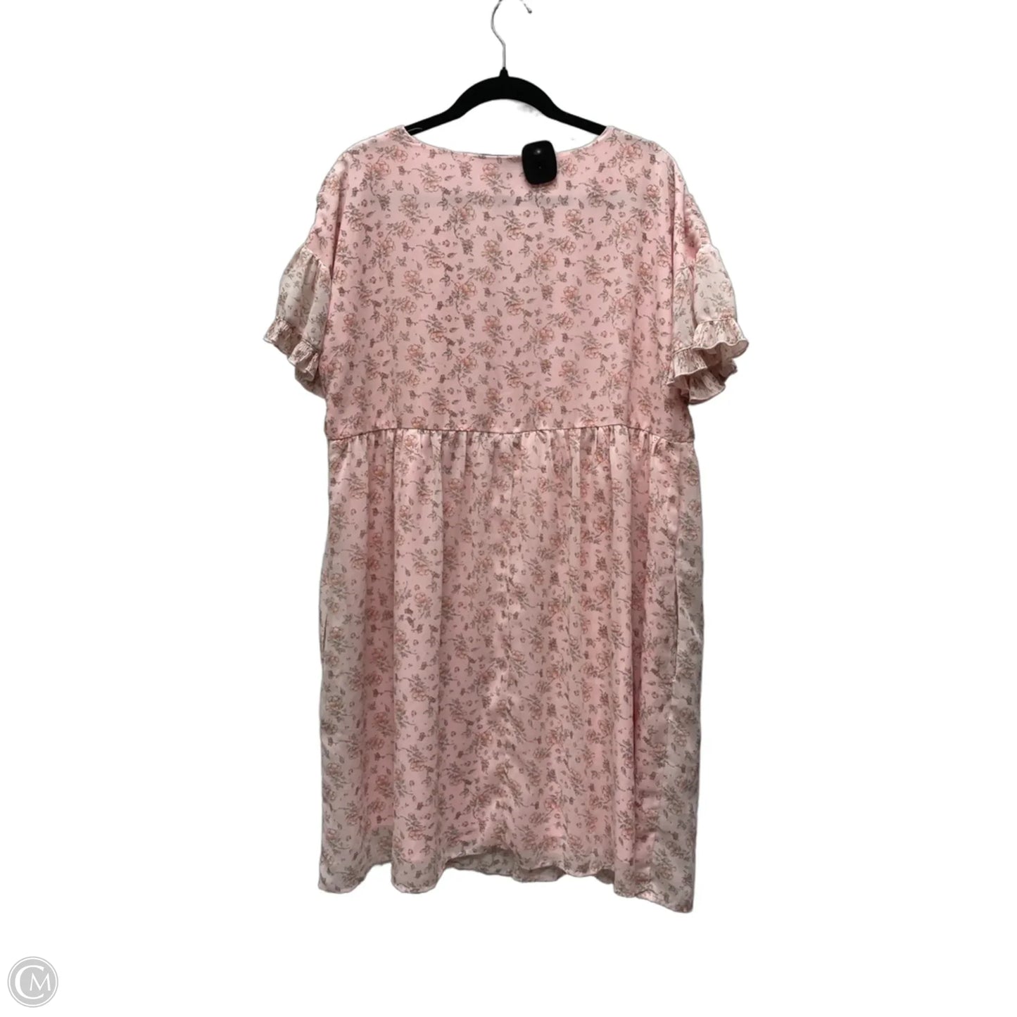 Dress Casual Short By Davi & Dani In Floral Print, Size: 1x