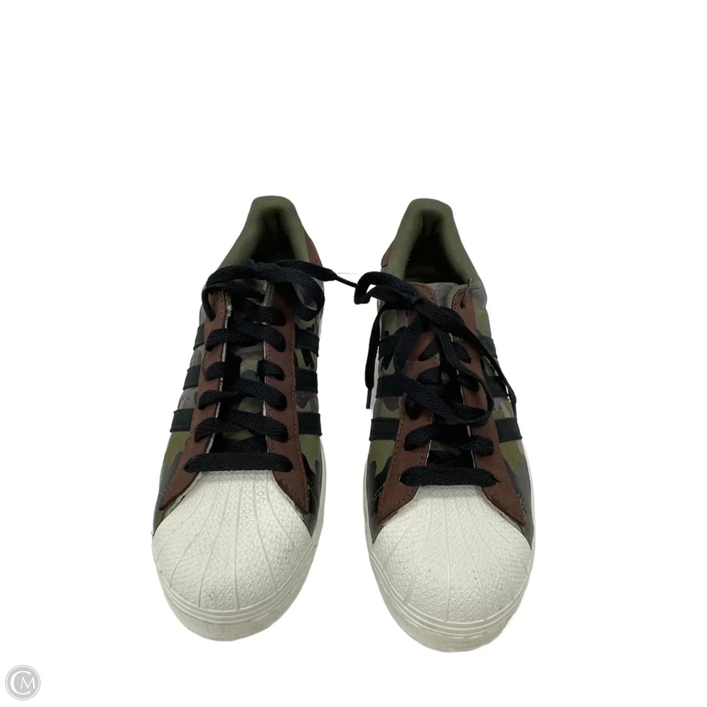 Shoes Sneakers By Adidas In Camouflage Print, Size: 10