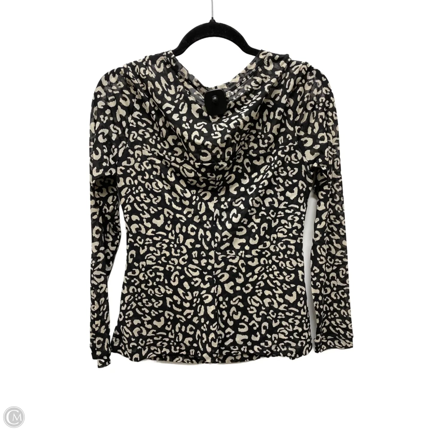 Top Long Sleeve By Cabi In Animal Print, Size: S