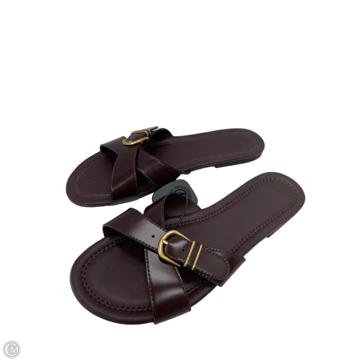 Sandals Flats By H&m In Brown, Size: 9.5