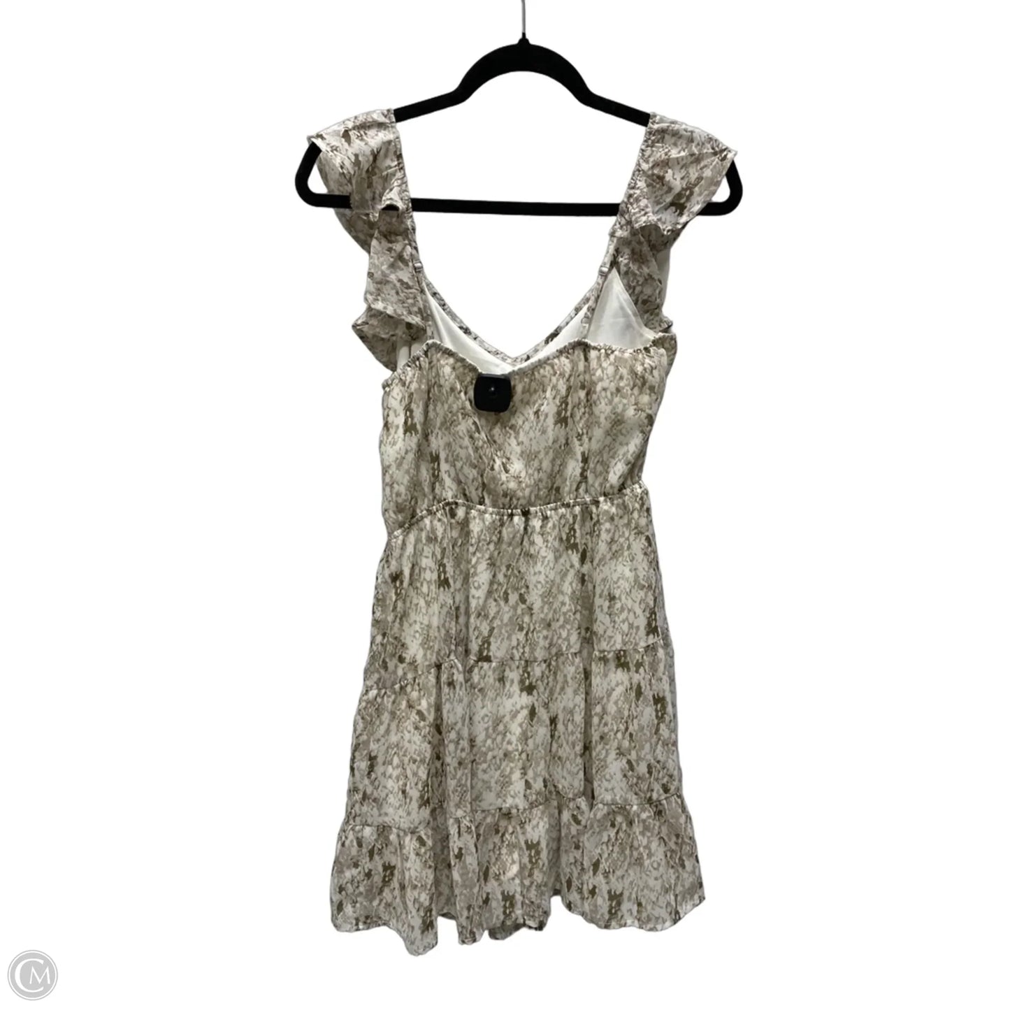 Dress Casual Short By Entro In Snakeskin Print, Size: M