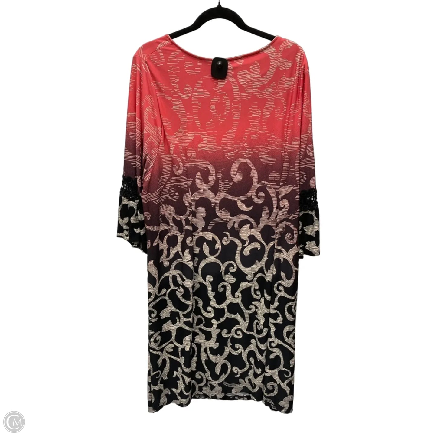 Dress Casual Midi By Catherines In Geometric Pattern, Size: 2x