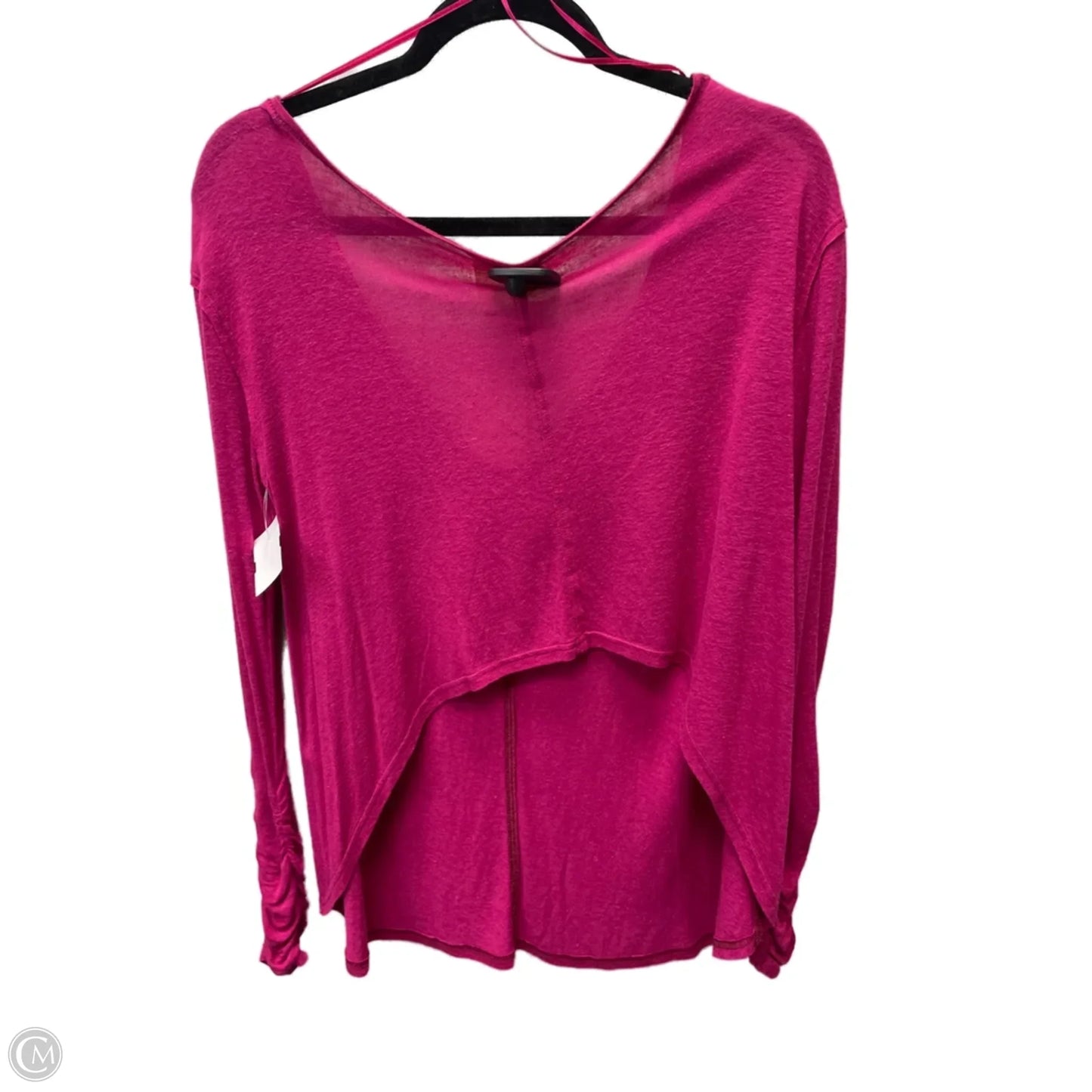 Top Long Sleeve By Free People In Pink, Size: Xs