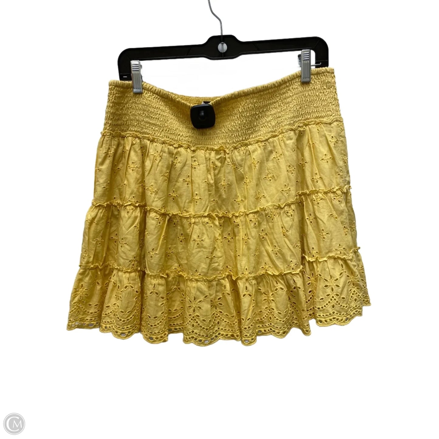 Skirt Mini & Short By American Eagle In Yellow, Size: 12
