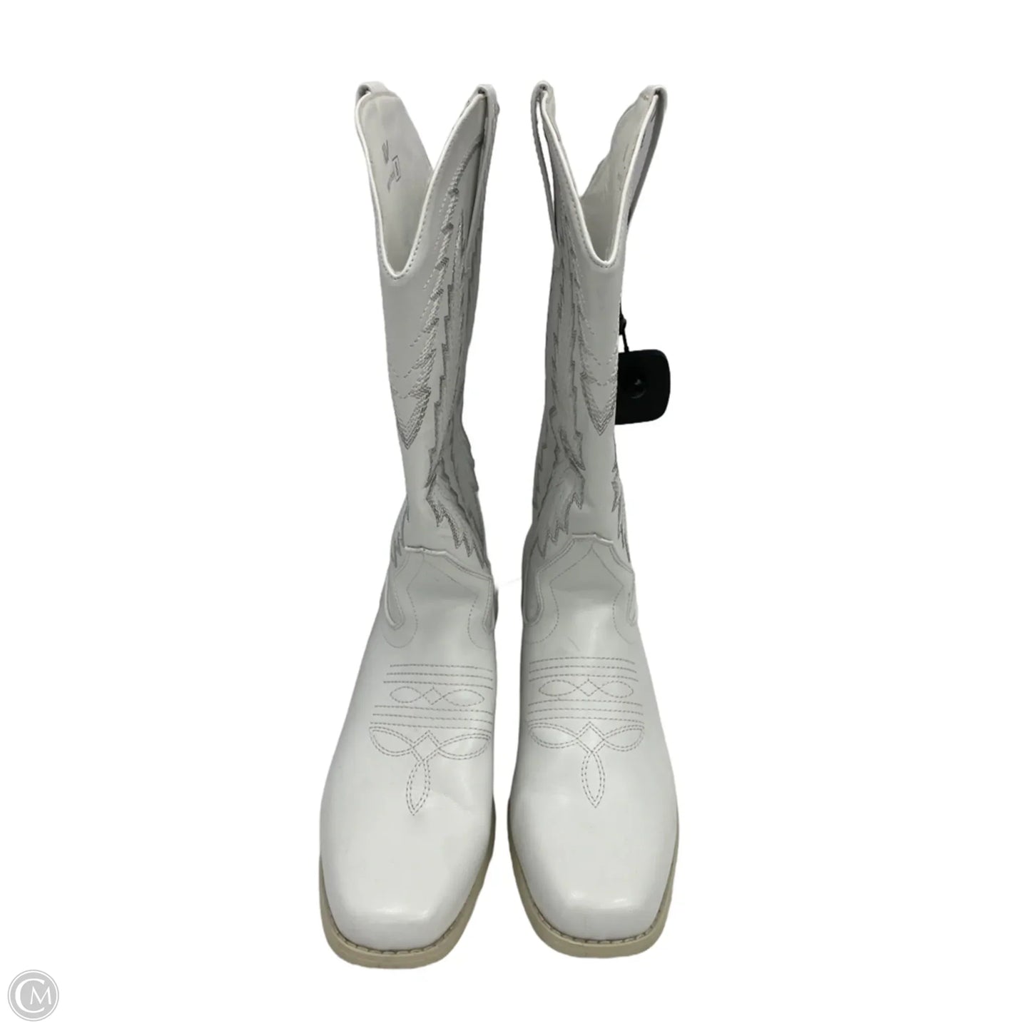 Boots Western By Clothes Mentor In White, Size: 8