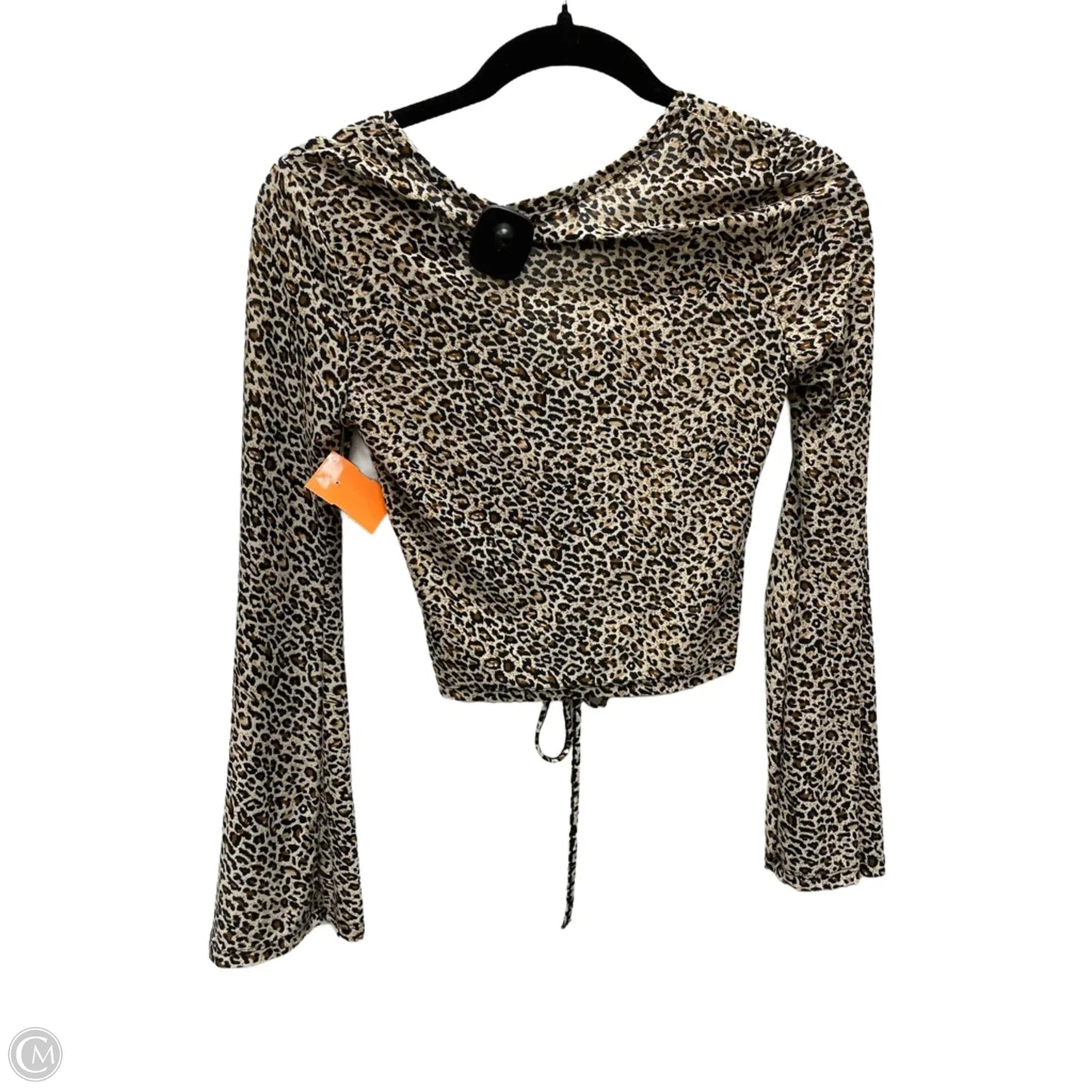 Top Long Sleeve By Shein In Animal Print, Size: Xs
