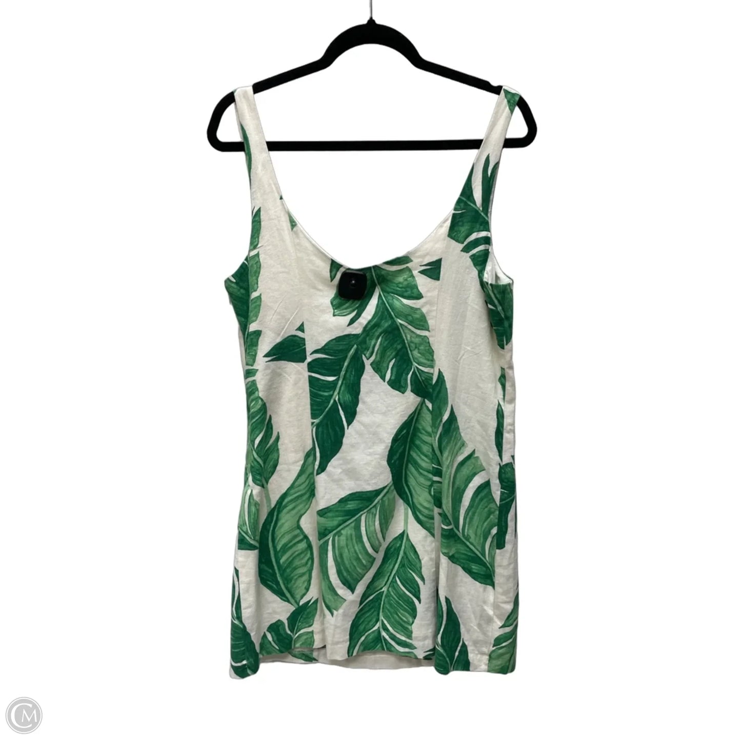 Dress Casual Short By H&m In Tropical Print, Size: L