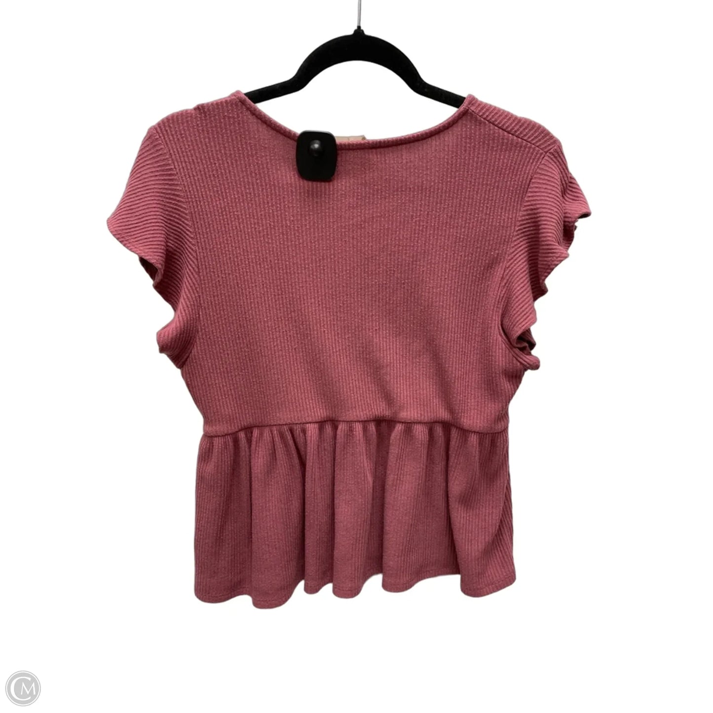 Top Short Sleeve By Altard State In Mauve, Size: L
