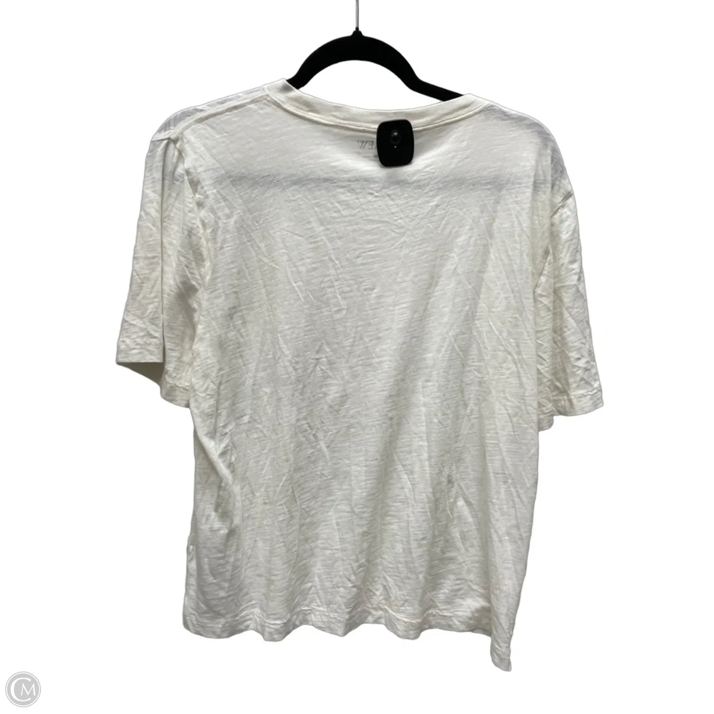 Top Short Sleeve By J. Crew In Cream, Size: M