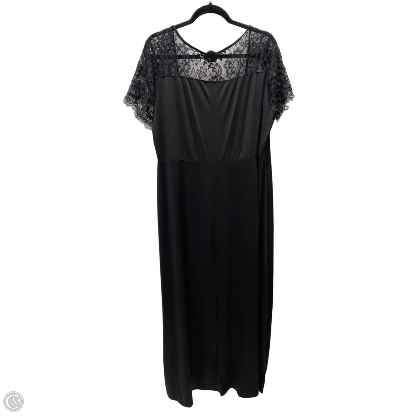 Dress Casual Maxi By Clothes Mentor In Black, Size: 2x