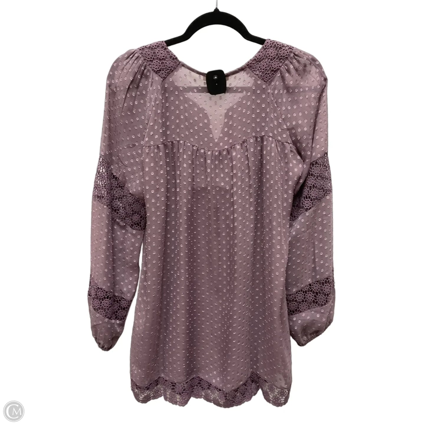 Tunic Long Sleeve By Daniel Rainn In Pink, Size: S