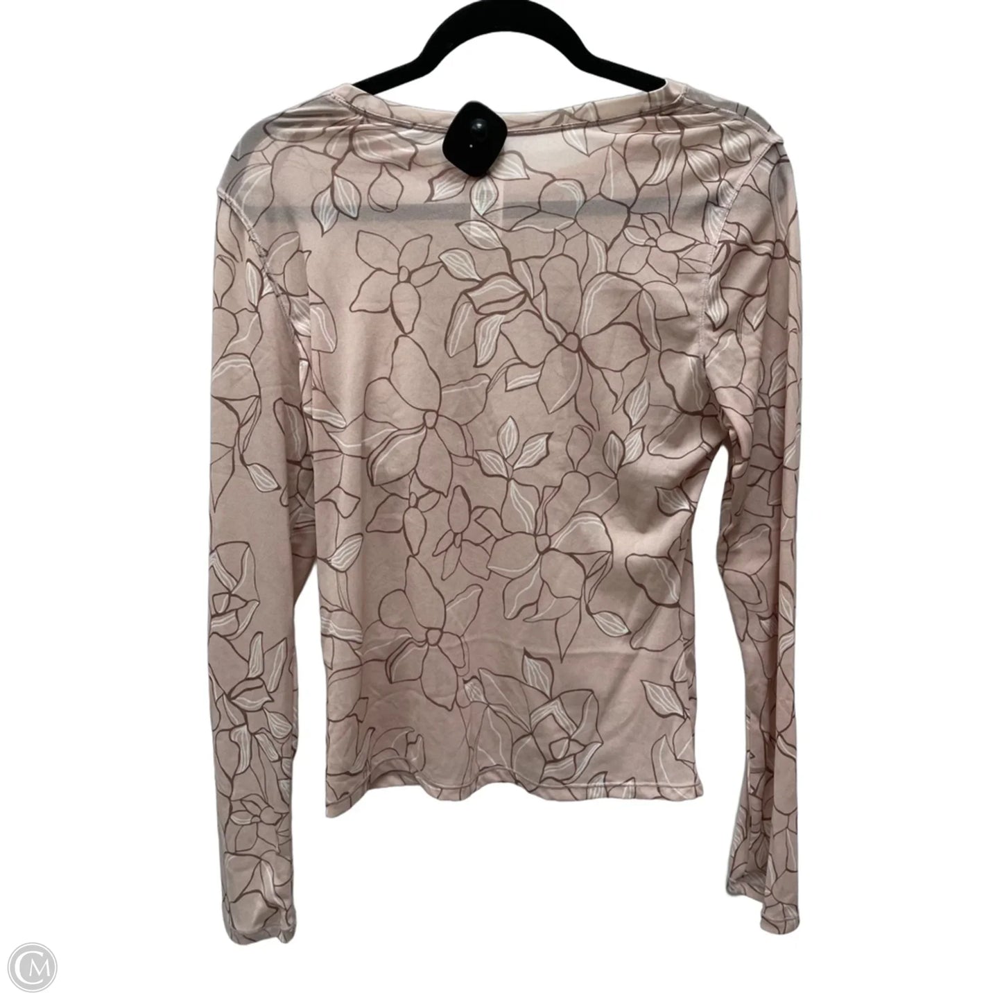 Athletic Top Long Sleeve Crewneck By Joy Lab In Floral Print, Size: Xl